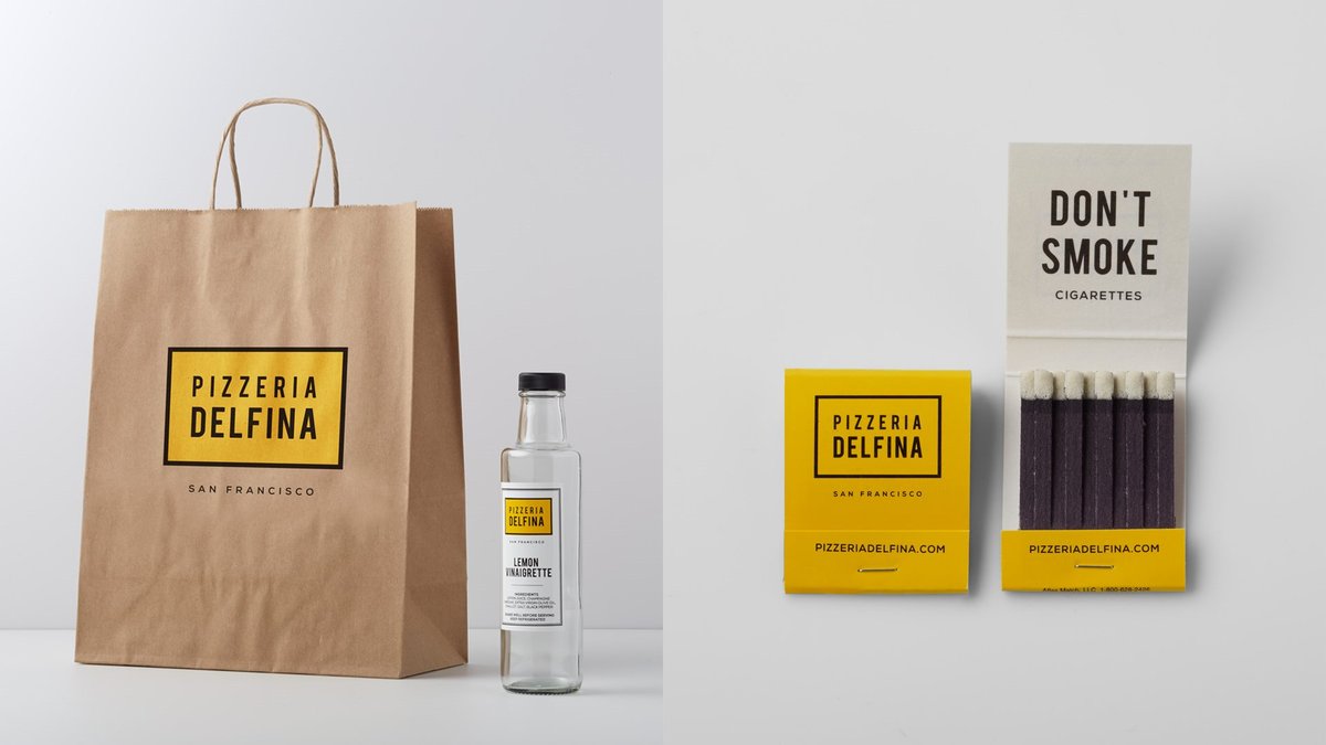 Delfina披萨店品牌形象设计