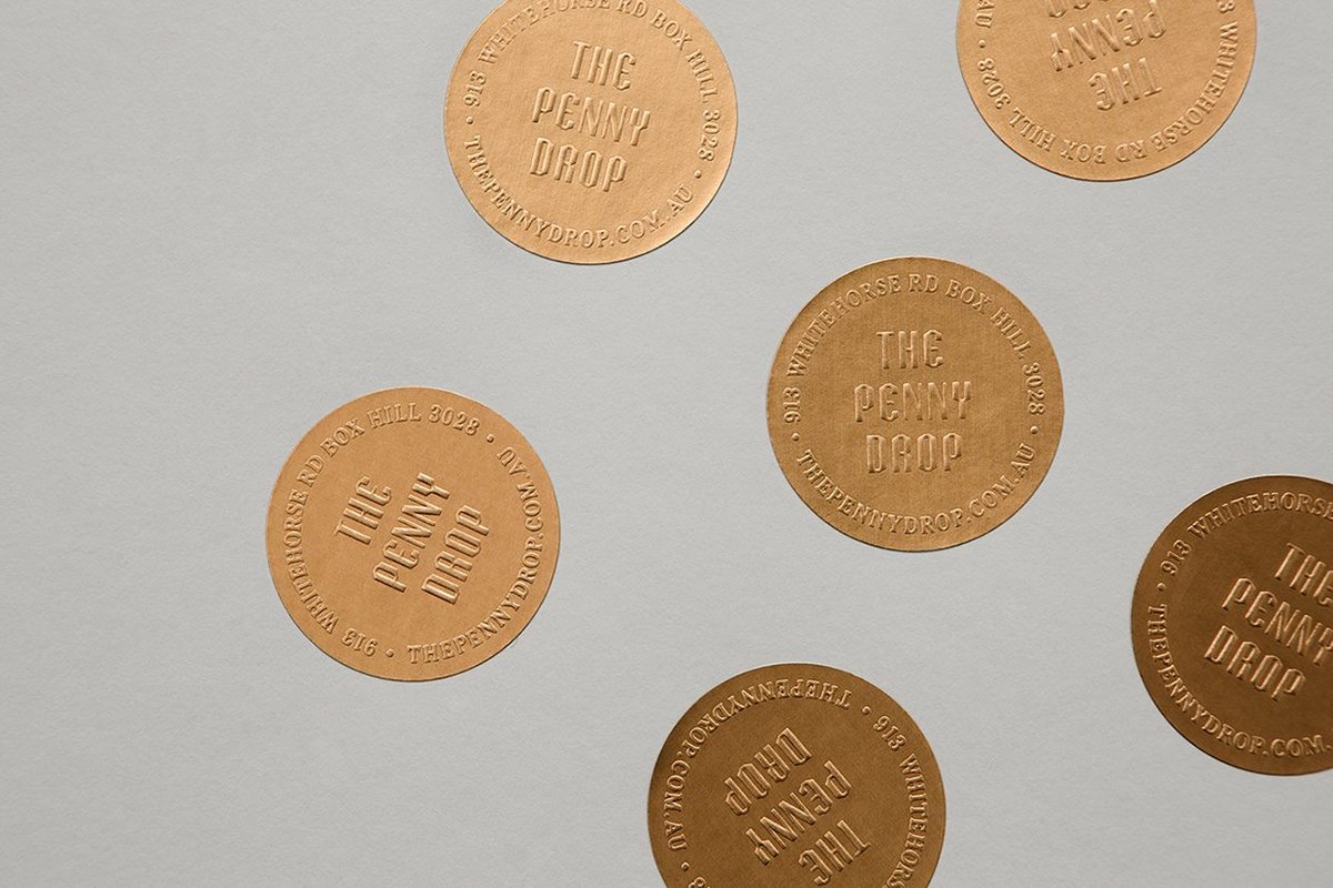 Penny Drop咖啡品牌设计