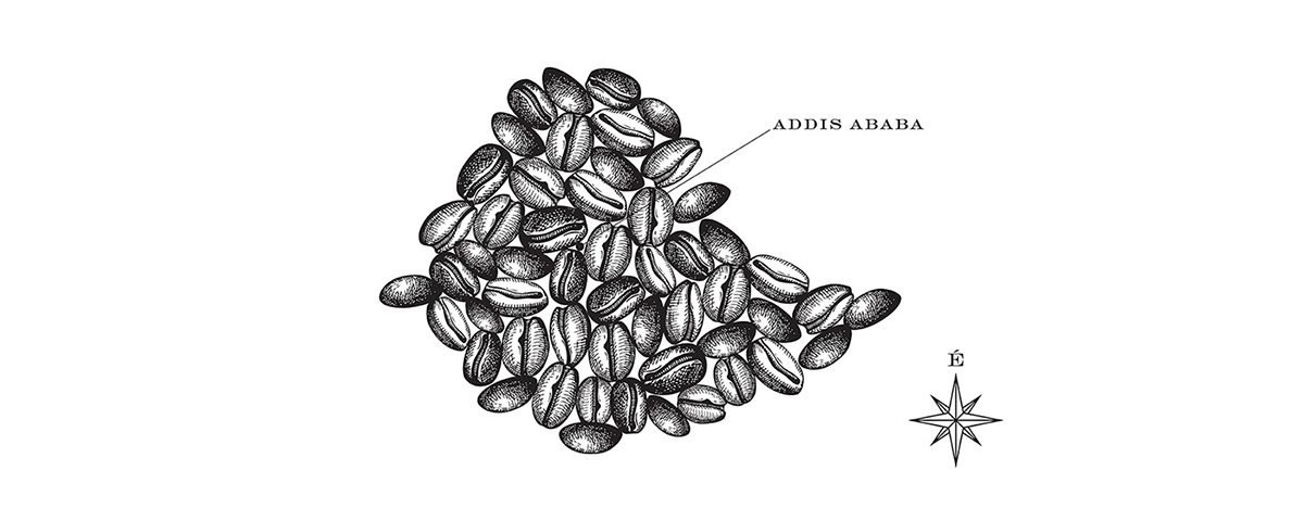 Café Prado  咖啡品牌形象设计 插画设计