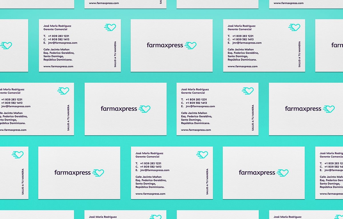 Farmaxpress健康方式医疗企业VI设计   名片设计