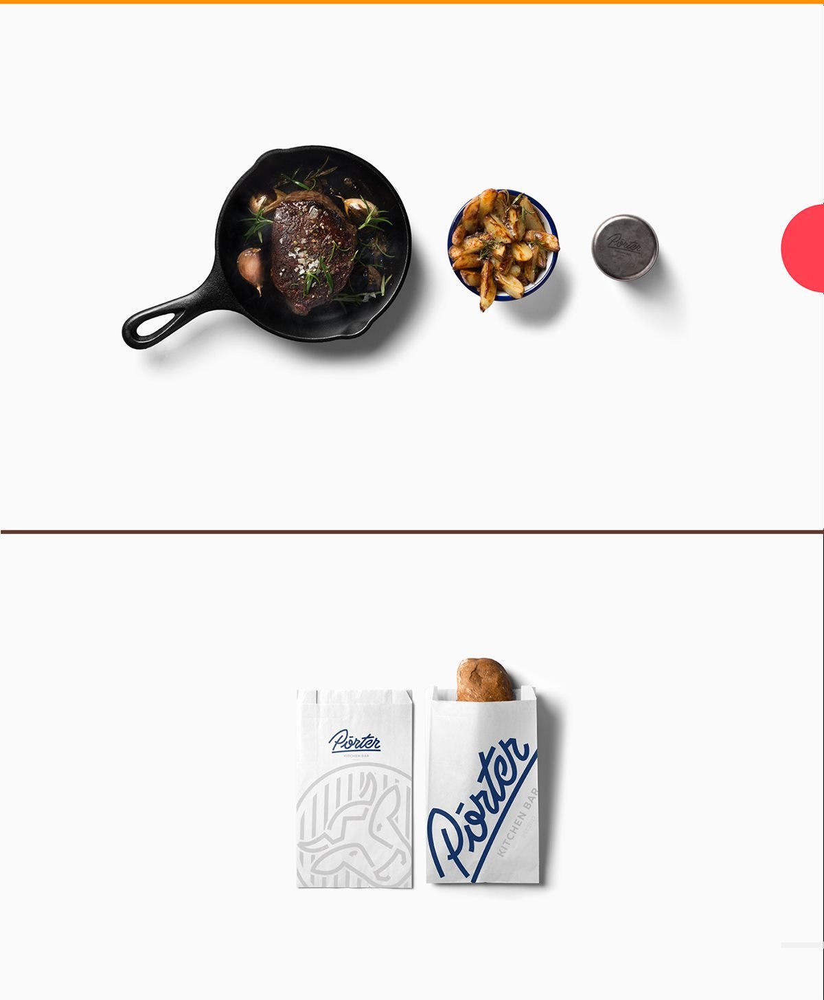 “门卫”餐饮企业VI设计  包装设计展示