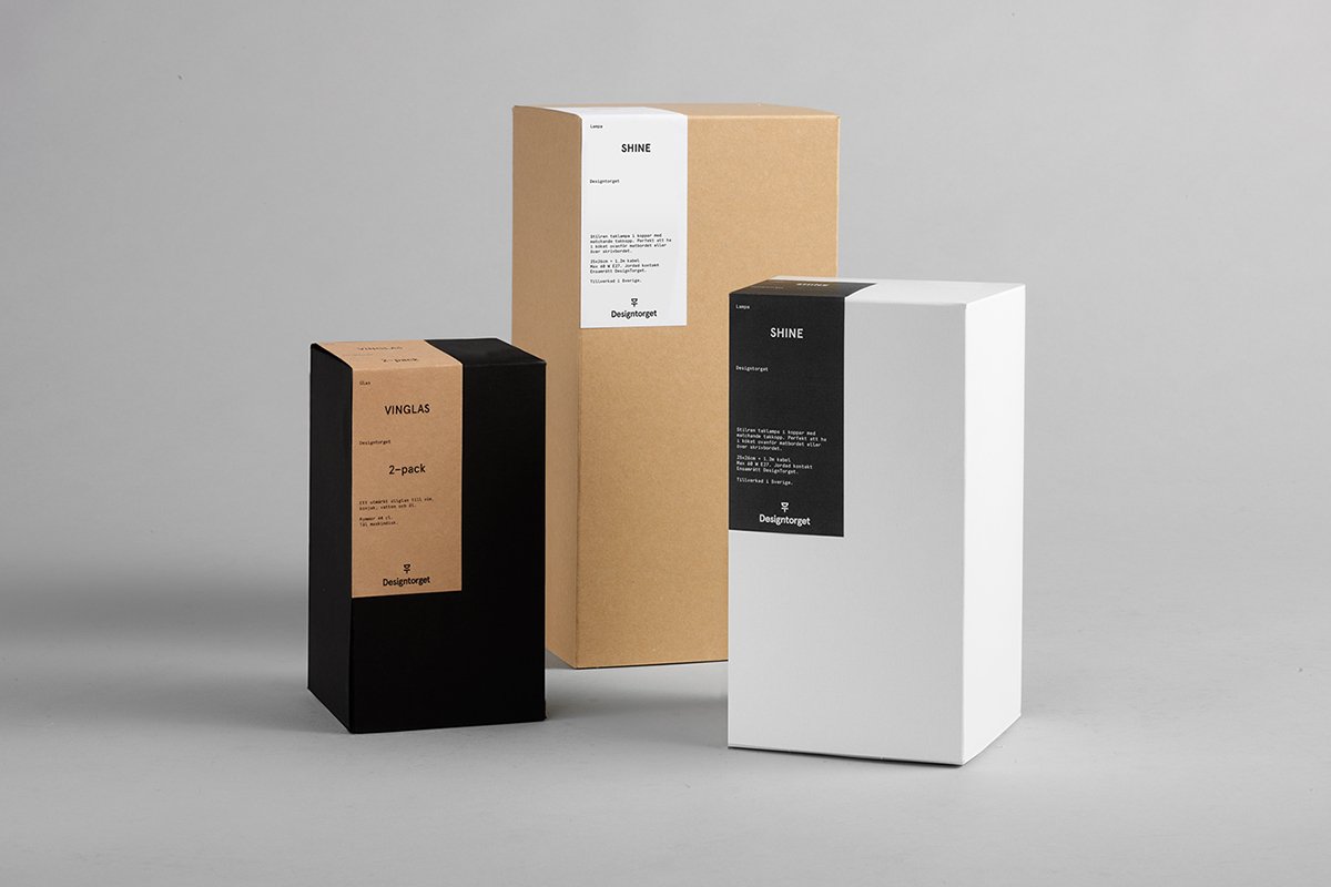 Designtorget生活超市VI形象  包装盒设计