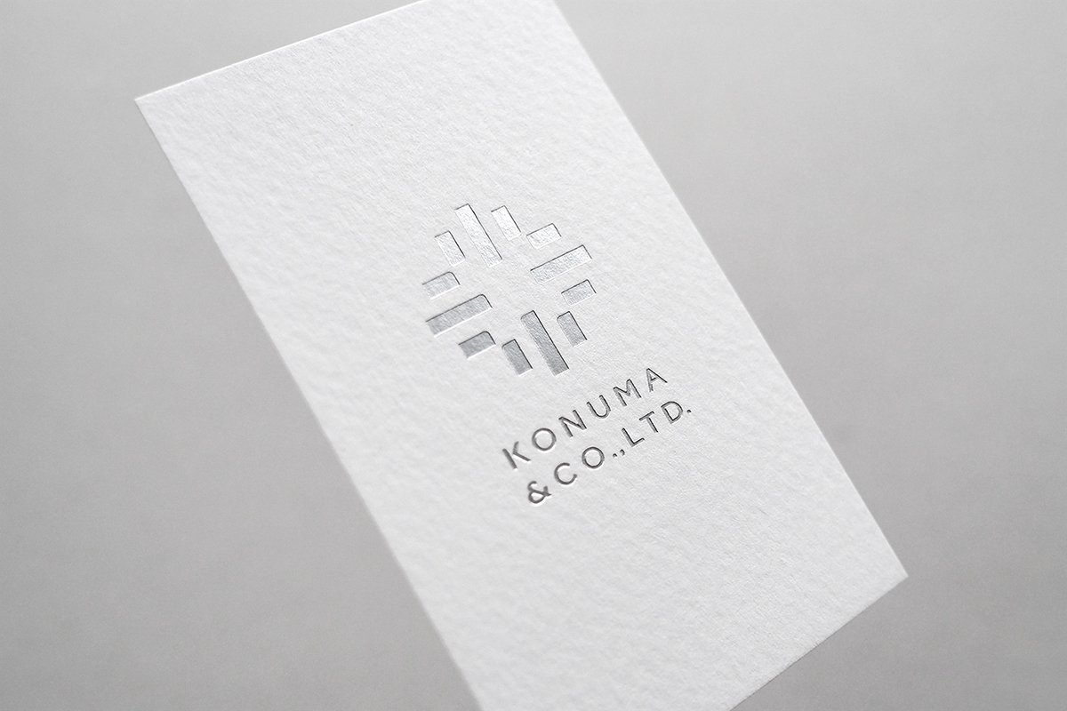 大沼先生画册VI设计  名片展示