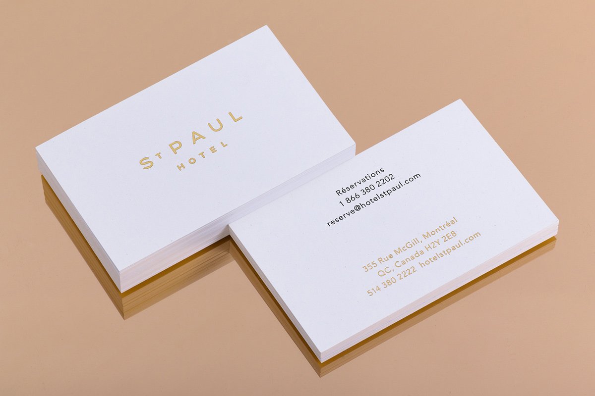 STPAUL HOTEL咖啡厅VI形象  名片设计