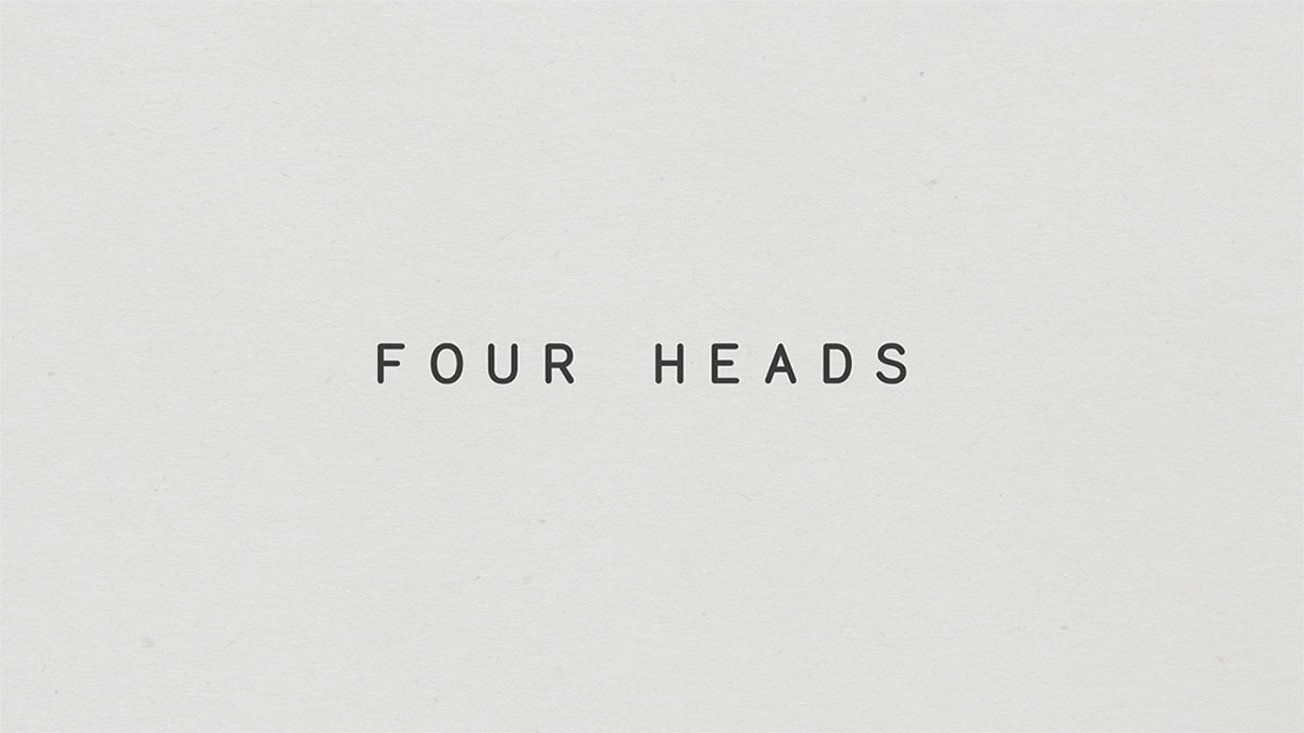 Four Heads在线网络平台VI设计  标志动态设计