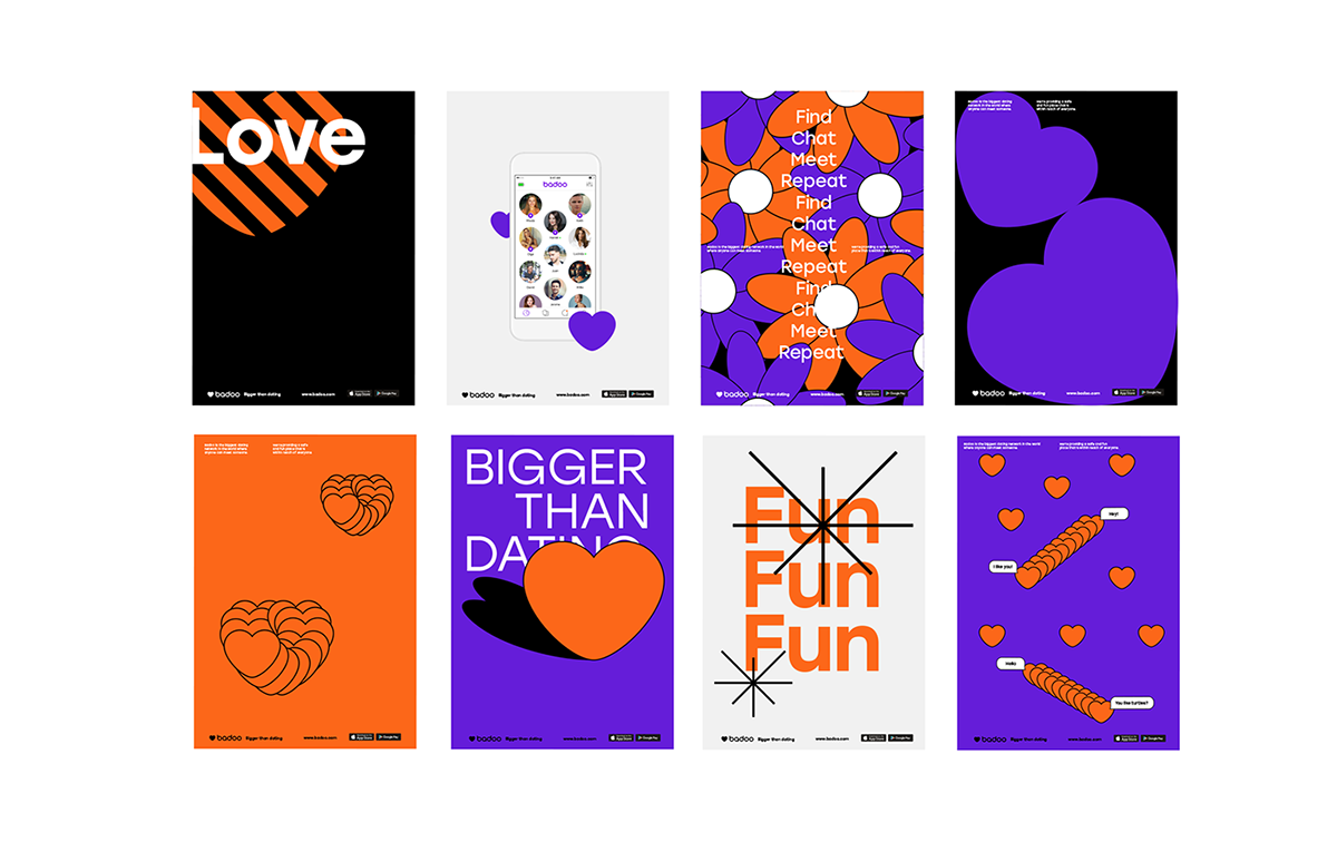 深圳VI设计  深圳VI策划  BADOO“心”科技公司VI形象  单页设计