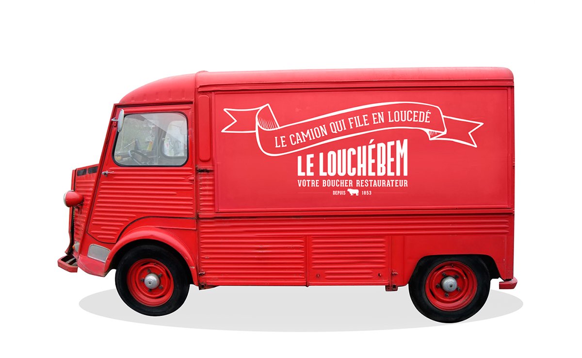 深圳品牌设计  深圳品牌策划  Louchebem巴黎牛肉批发品牌形象设计  汽车设计