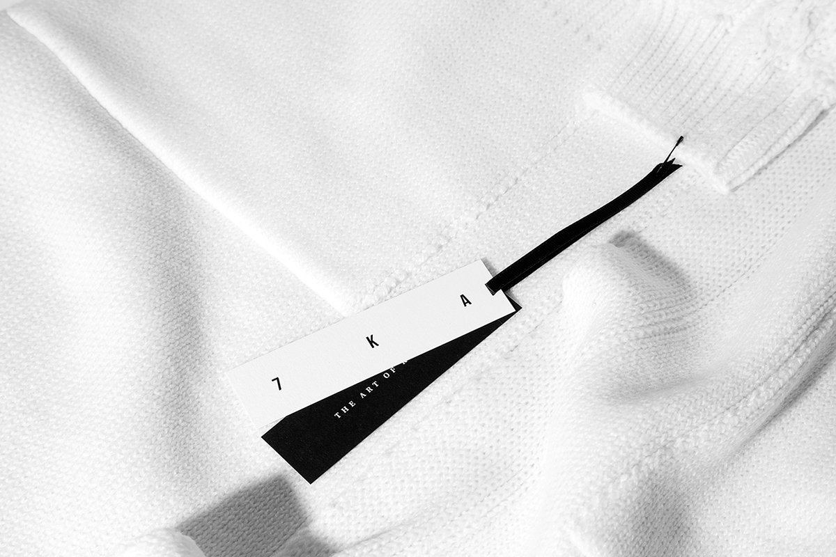 深圳VI设计  深圳VI策划  7KA高级服装品牌VI形象  吊牌设计