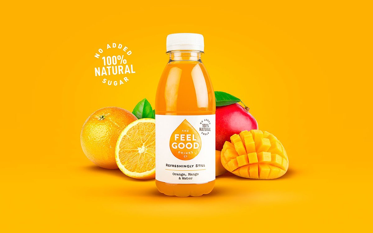 深圳VI设计  深圳VI策划  FEEL GOOD果汁系列包装形象  包装设计