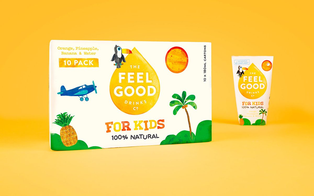深圳VI设计  深圳VI策划  FEEL GOOD果汁系列包装形象  包装展示