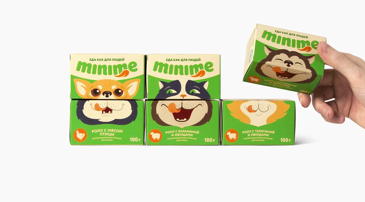 深圳VI设计  深圳VI策划  minme宠物零食包装形象设计  包装设计