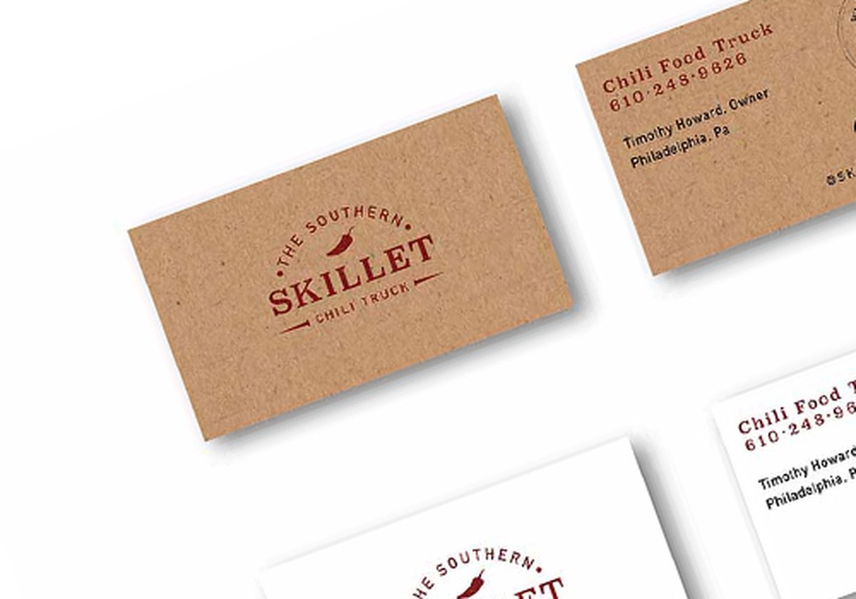 The Southern Skillet快时尚餐饮品牌vi设计欣赏