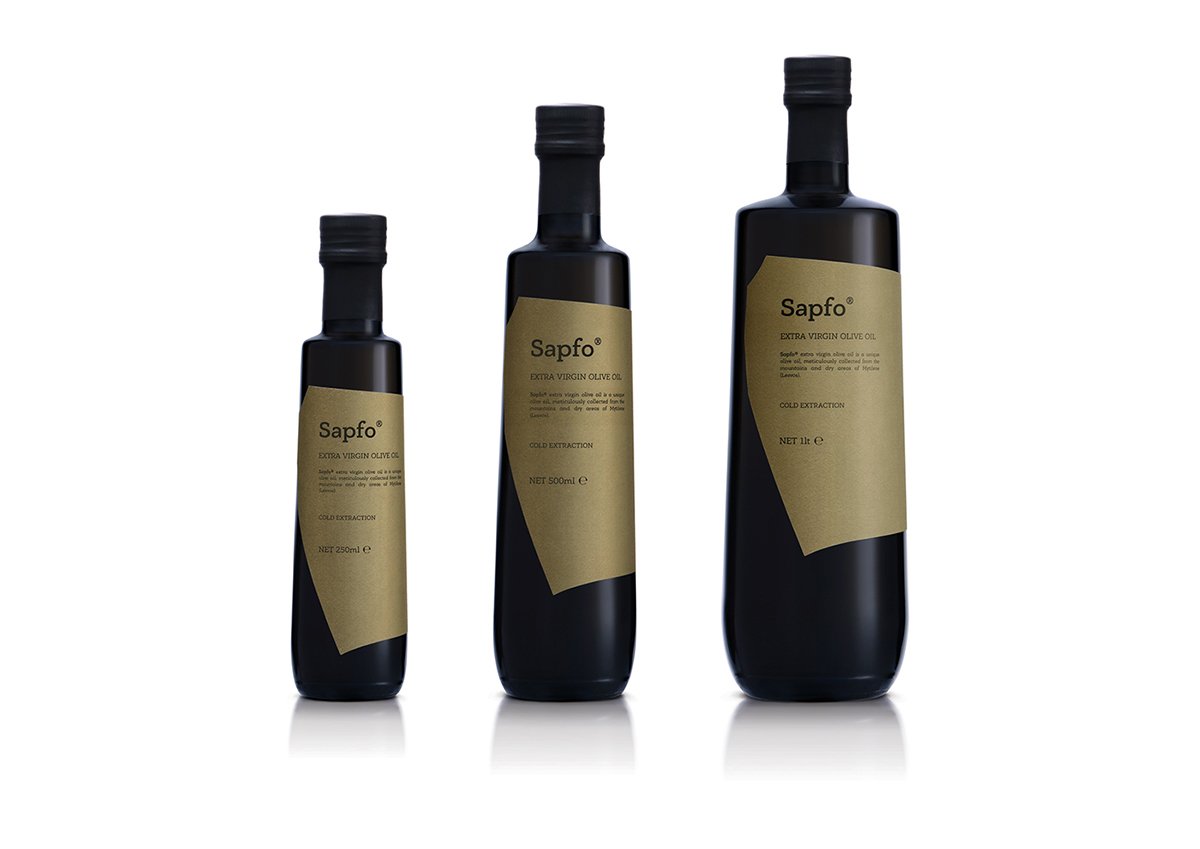 Sapfo®橄榄油（食品）品牌包装设计欣赏，深圳包装设计，深圳vi设计，深圳视觉形象设计，食品包装设计，食品vi设计，食品视觉形象设计，左右格局