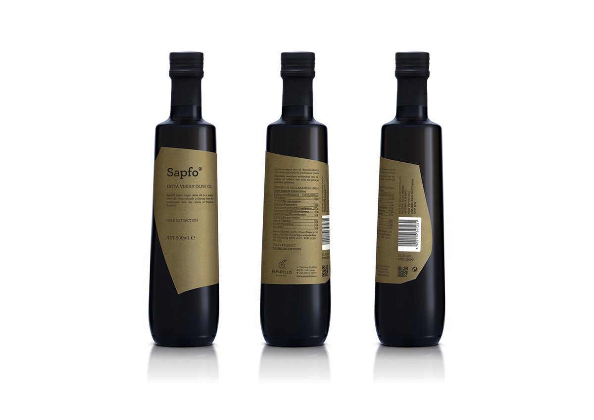 Sapfo®橄榄油（食品）品牌包装设计欣赏，深圳包装设计，深圳vi设计，深圳视觉形象设计，食品包装设计，食品vi设计，食品视觉形象设计，左右格局