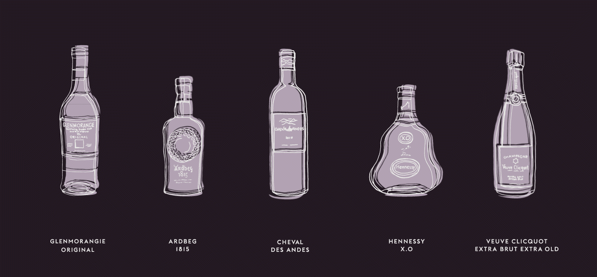 Moet Hennessy 奢侈品牌晚宴VI设计欣赏，奢侈品牌VI设计，餐饮品牌VI设计，奢侈品品牌视觉识别系统设计，餐饮品牌视觉识别系统设计，深圳VI设计，深圳视觉识别系统设计，深圳餐饮VI设计，名片设计，菜单设计，邀请涵设计，左右格局