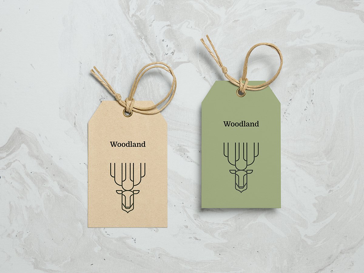Woodland手工木制品品牌vi设计欣赏，手工木制品品牌，手工木制品品牌vi设计，家具品牌vi设计，家具品牌视觉形象识别设计，深圳vi设计，深圳品牌视觉形象识别设计，左右格局