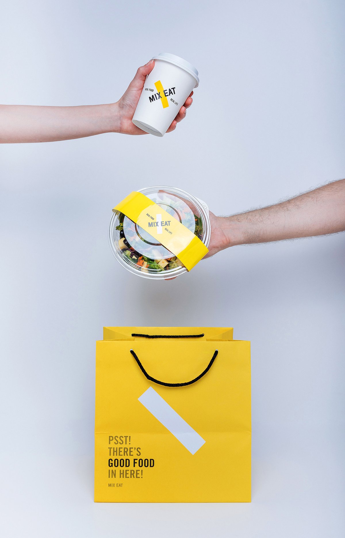 MIX EAT 餐饮企业品牌vi设计策略—品牌包装形象，vi设计，品牌vi设计，餐饮vi设计，包装设计，企业vi设计，vi品牌策划，深圳vi设计，左右格局