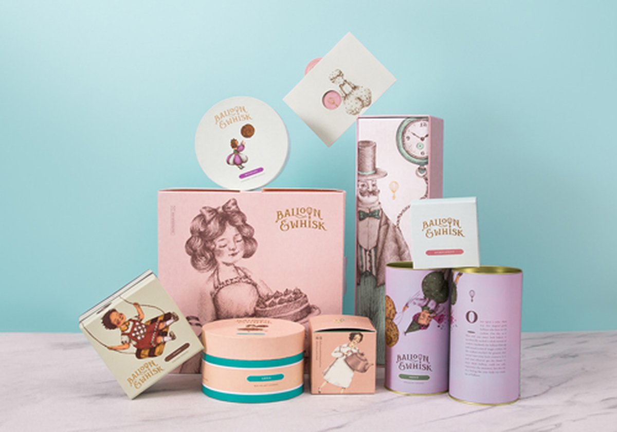 蛋糕店（食品）品牌vi设计—Balloon Whisk 插图包装赏析