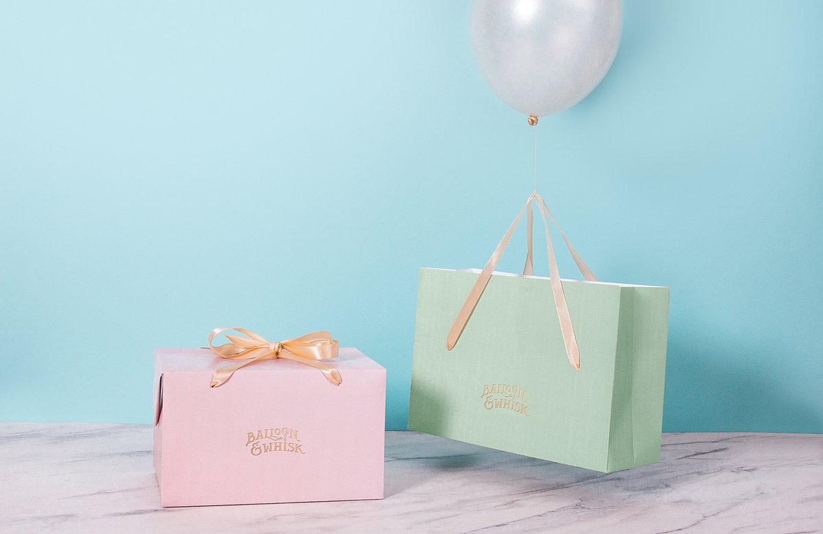 蛋糕店（食品）品牌vi设计—Balloon and Whisk 插图赏析，vi设计，视觉形象vi设计，食品vi设计，包装设计，蛋糕店品牌vi设计，vi品牌策划，深圳vi设计，左右格局