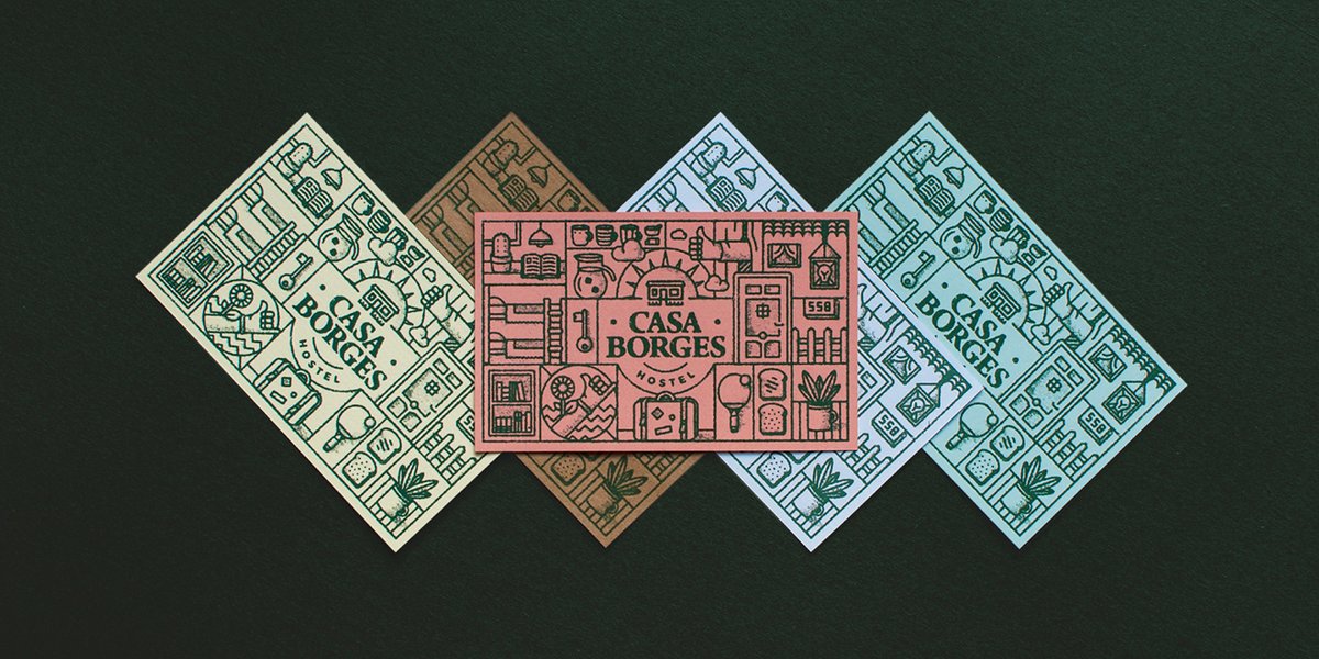 Casa Borges 旅馆品牌vi设计—视觉形象设计，vi设计，视觉形象设计，旅馆品牌vi设计，图形设计，旅馆vi设计，vi品牌策划，深圳vi设计，左右格局