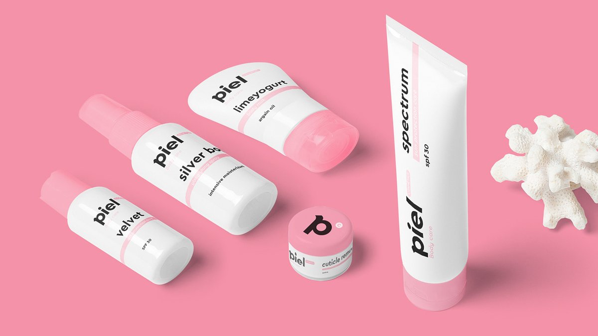 Piel Cosmetics 化妆品品牌vi设计——企业形象升级策划案例，vi设计，视觉形象设计，化妆品品牌vi设计，化妆品vi设计，品牌vi设计，vi品牌策划，深圳vi设计，左右格局