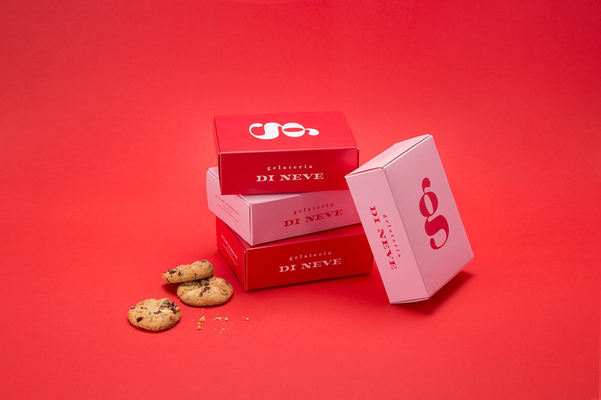 冷冻甜点 Di Neve 品牌vi设计—”g“品牌标识设计，vi设计，食品vi设计，甜点品牌vi设计，品牌标识设计，品牌vi设计，vi品牌策划，深圳vi设计，左右格局