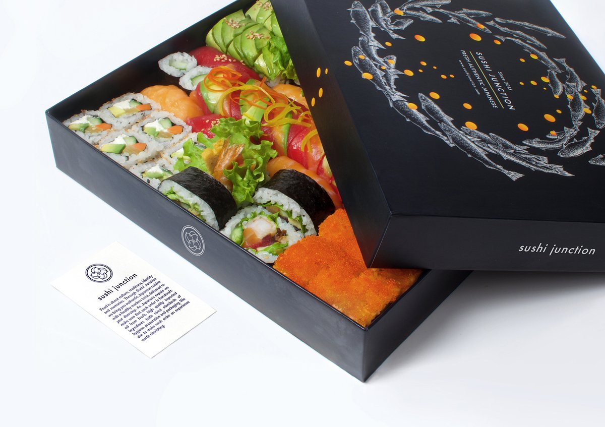 （餐饮）Sushi Junction日本寿司品牌包装vi设计欣赏，vi设计，包装vi设计，餐饮品牌vi设计，餐饮vi设计，品牌包装vi设计，品牌vi设计，vi品牌策划，深圳vi设计，左右格局