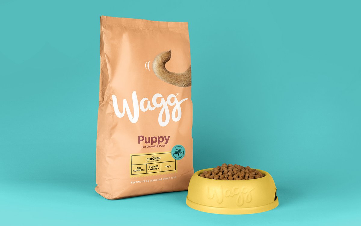 宠物食品 Wagg 品牌标识vi设计及品牌重塑，vi设计，食品vi设计，品牌形象设计，食品品牌vi设计，标识设计，品牌vi设计，品牌策划，深圳vi设计，左右格局