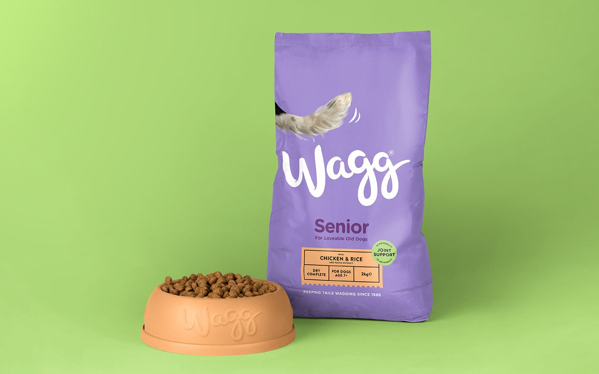 宠物食品 Wagg 品牌标识vi设计及品牌重塑，vi设计，食品vi设计，品牌形象设计，食品品牌vi设计，标识设计，品牌vi设计，品牌策划，深圳vi设计，左右格局