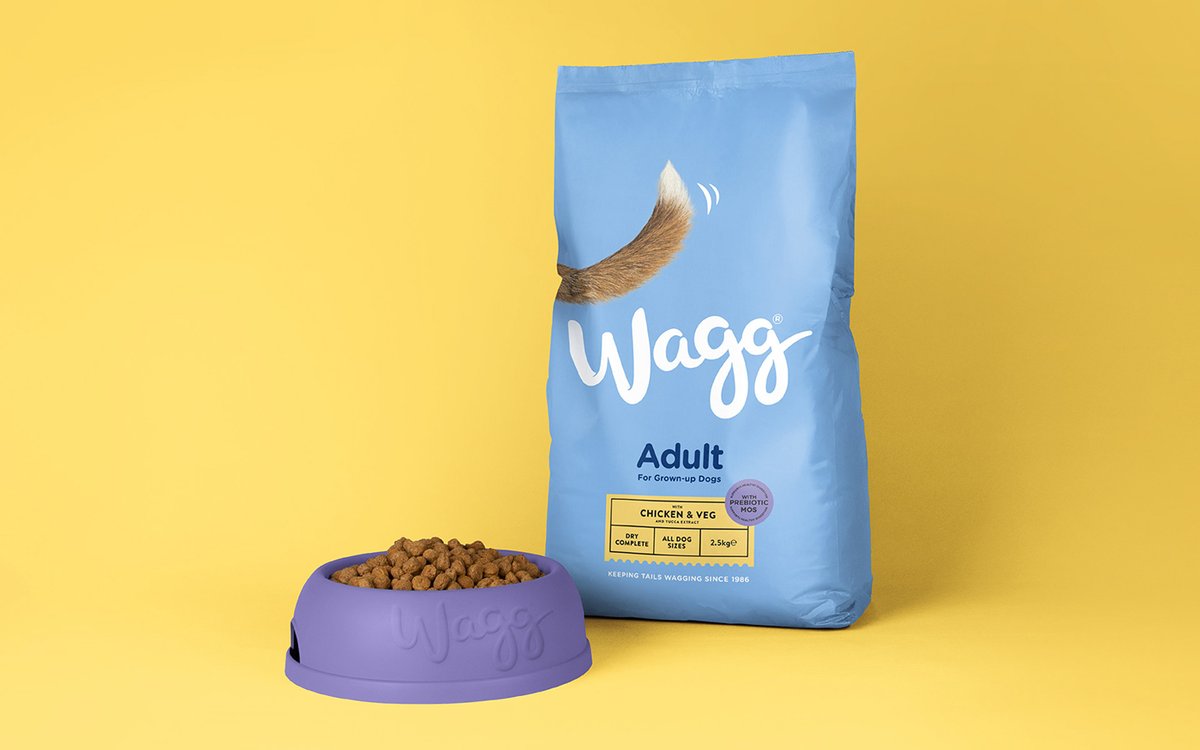 宠物食品 Wagg 品牌标识vi设计及品牌重塑，vi设计，食品vi设计，品牌形象设计，食品品牌vi设计，标识设计，品牌vi设计，品牌策划，深圳vi设计，左右格局