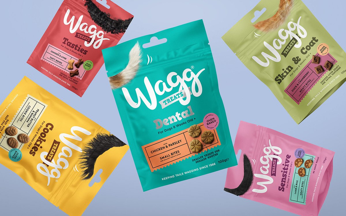 宠物食品 Wagg 品牌标识vi设计及品牌重塑，vi设计，食品vi设计，品牌形象设计，食品品牌vi设计，标识设计，品牌vi设计，品牌策划，深圳vi设计，左右格局