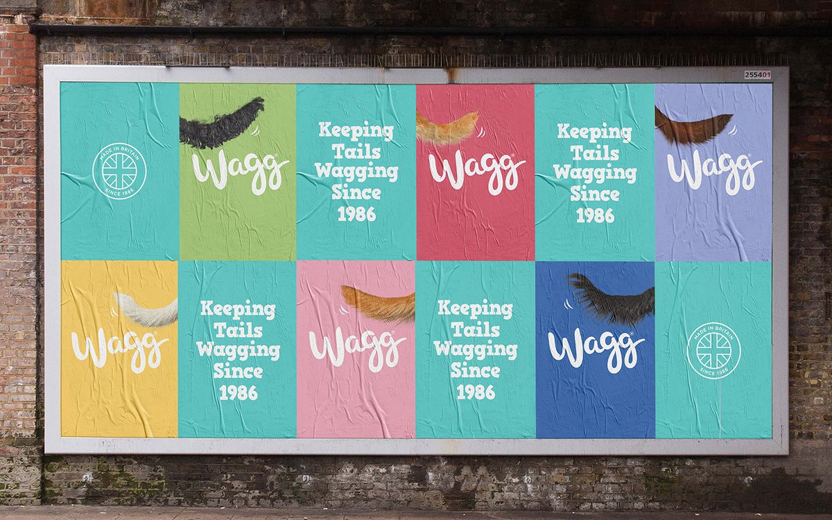 宠物食品 Wagg 品牌标识vi设计及品牌重塑，vi设计，食品vi设计，品牌形象设计，食品品牌vi设计，标识设计，品牌vi设计，品牌策划，深圳vi设计，左右格局