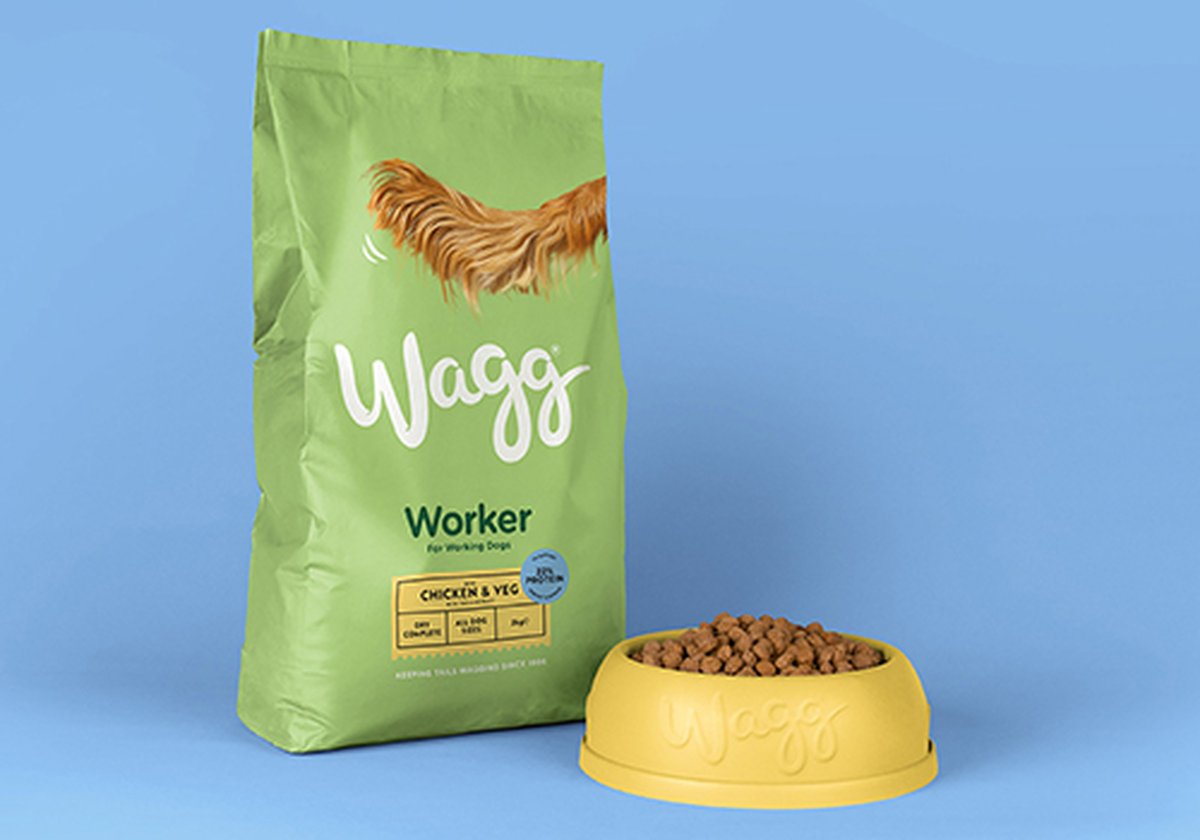 宠物食品 Wagg 品牌标识vi设计及品牌重塑