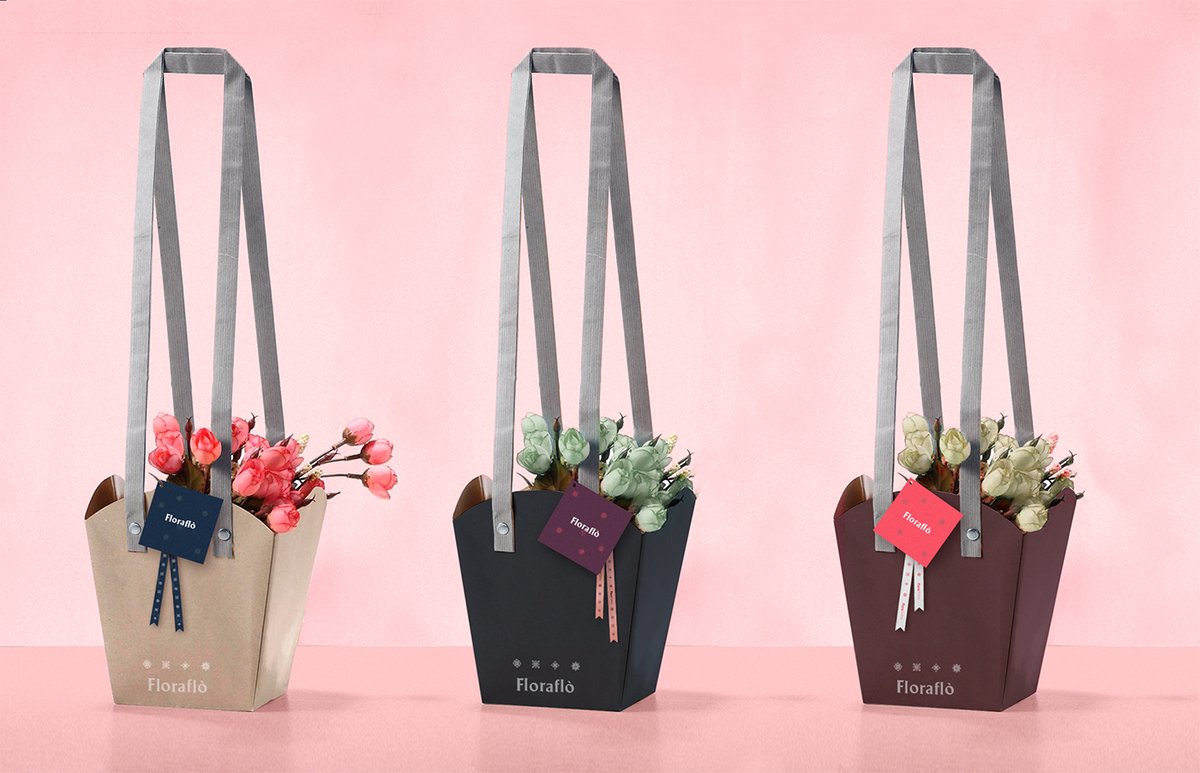 精品花店 Floraflò 品牌vi识别及图标设计案例，vi设计，品牌vi设计，精品花店vi设计，图标设计，品牌vi识别，深圳品牌策划，深圳vi设计，左右格局