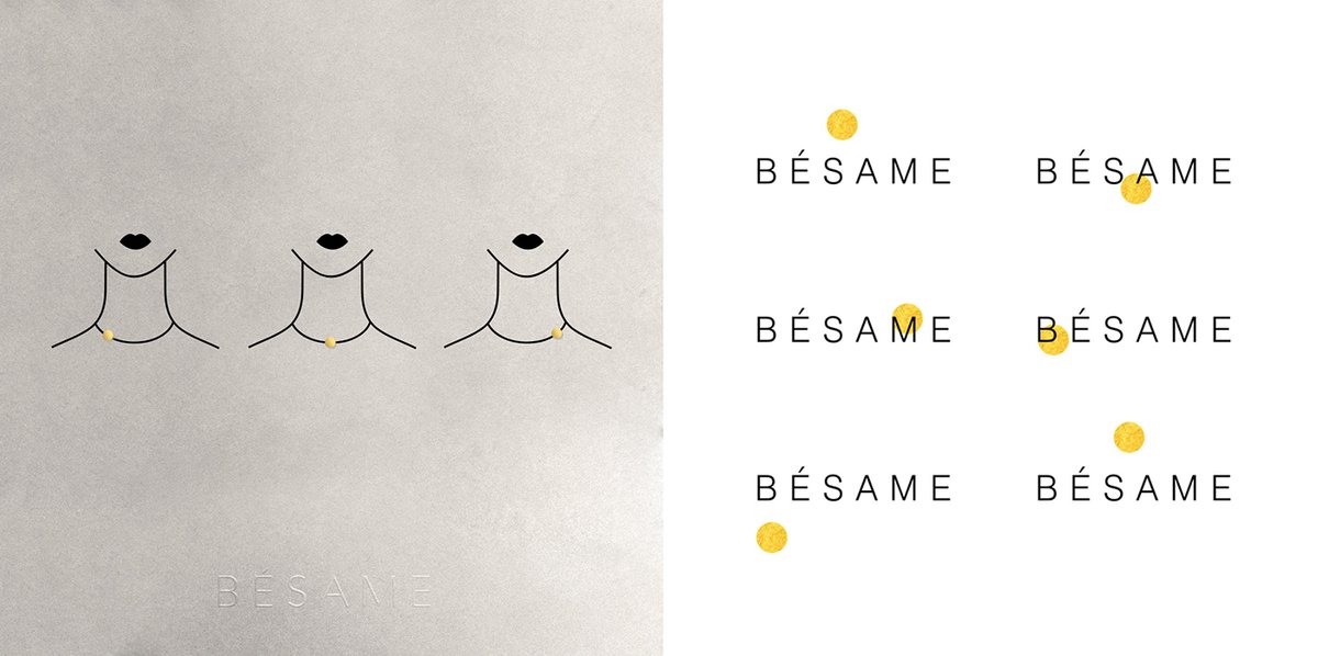 Besame珠宝品牌VI设计和徽标设计——极简主义的品牌形象VI视觉识别案例，vi设计，珠宝vi设计，珠宝品牌vi设计，VI形象设计，高端VI设计，品牌包装设计，品牌vi设计，品牌策划，深圳vi设计，左右格局