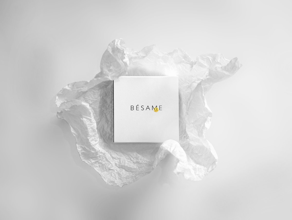 Besame珠宝品牌VI设计和徽标设计——极简主义的品牌形象VI视觉识别案例，vi设计，珠宝vi设计，珠宝品牌vi设计，VI形象设计，高端VI设计，品牌包装设计，品牌vi设计，品牌策划，深圳vi设计，左右格局