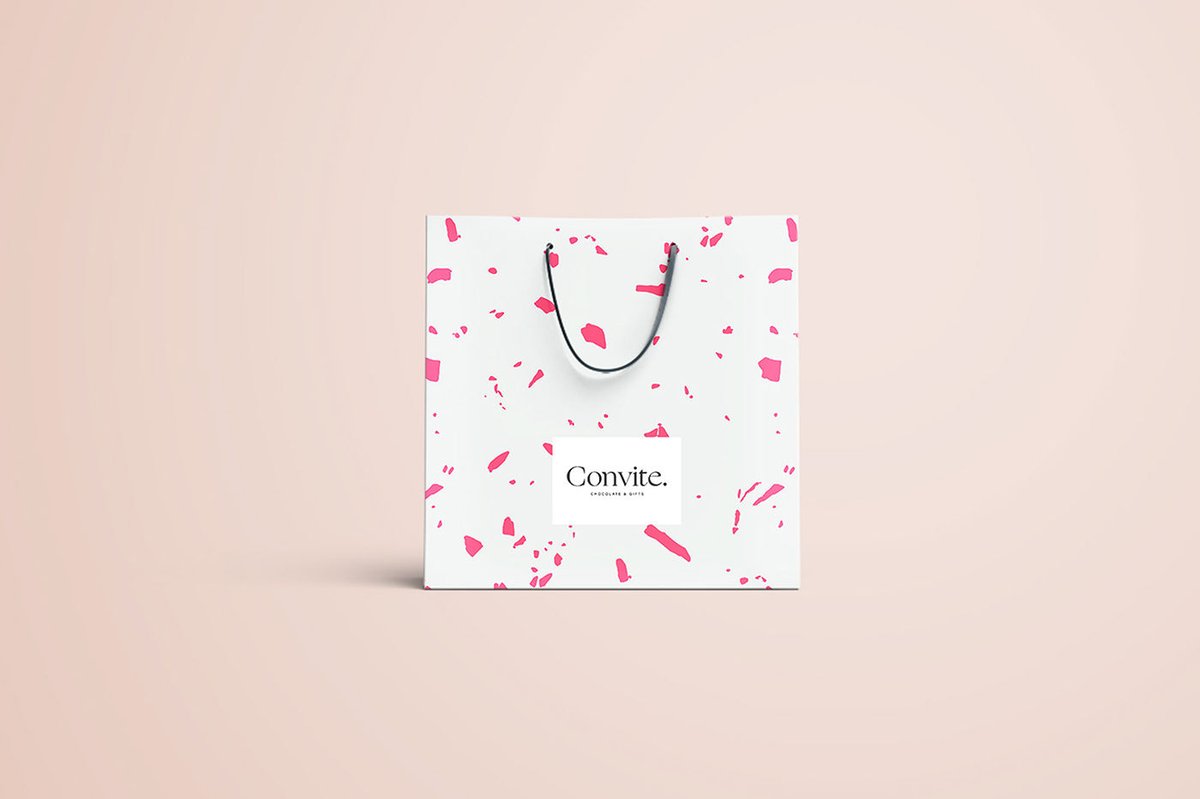 精美礼品店Convite品牌VI设计——包装设计的新身份，vi设计，品牌vi设计，精品店vi设计，包装设计，品牌vi识别，深圳品牌策划，深圳vi设计，左右格局