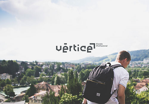 Vértice国外学校品牌vi设计和标识设计