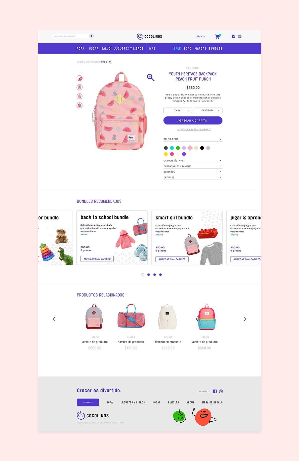 Cocolinos创意婴儿用品品牌策划和品牌设计，服饰VI设计，婴儿品牌设计，深圳品牌策划，深圳VI设计，左右格局