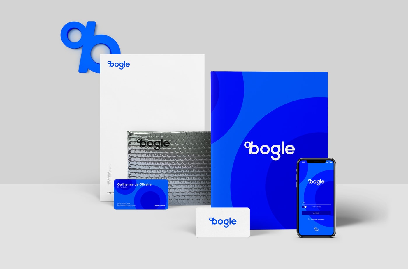 Bogle 巴西金融科技企业VI设计和品牌视觉设计，金融品牌设计，科技企业VI设计，深圳VI设计，左右格局