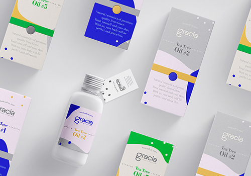 全新 Gracia 高级化妆品VI形象设计和包装设计