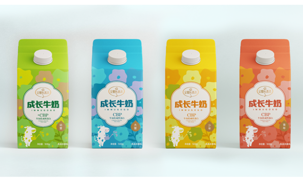 金冕品牌儿童成长牛奶