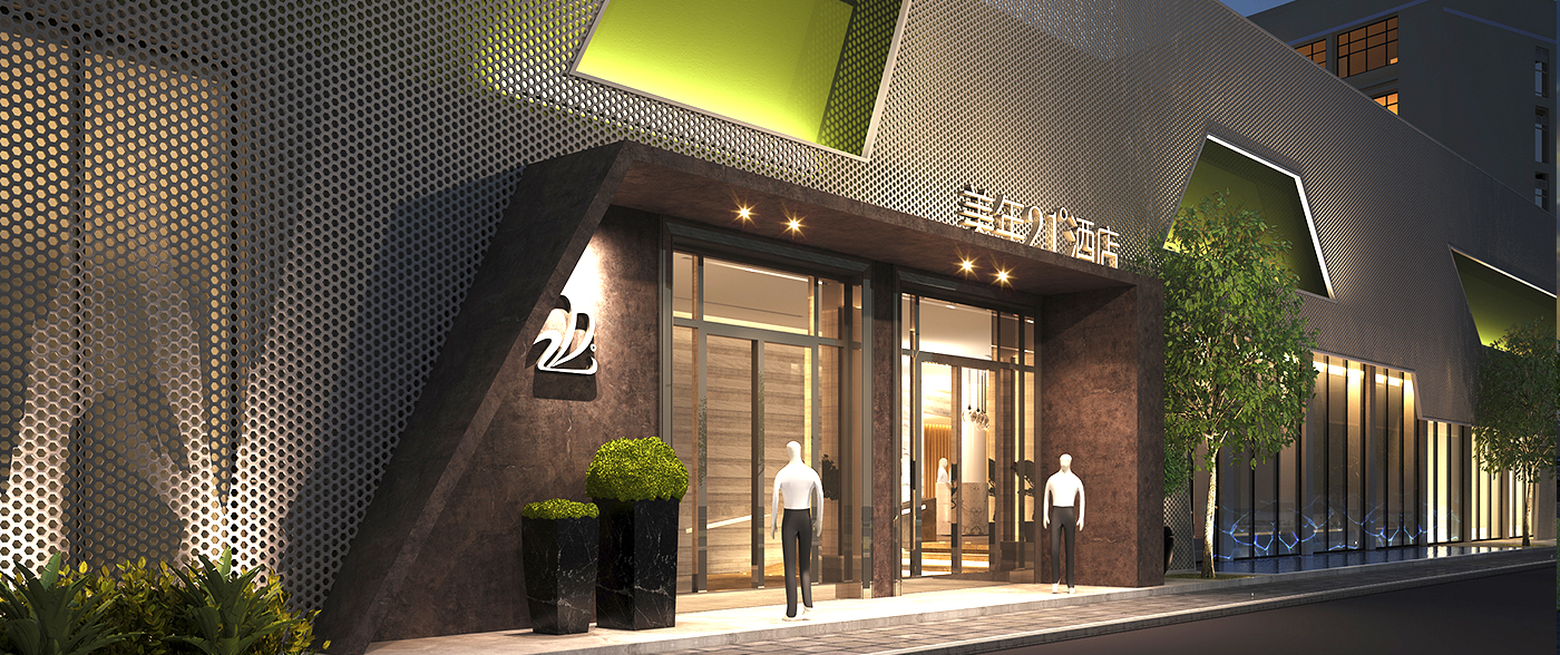 高端人文酒店空间设计－左右格局